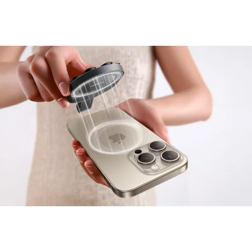 Joyroom JR-ZS393-S mágneses tartó tapadókorongokkal 4.7-7 hüvelykes telefonhoz - fekete tok - 7