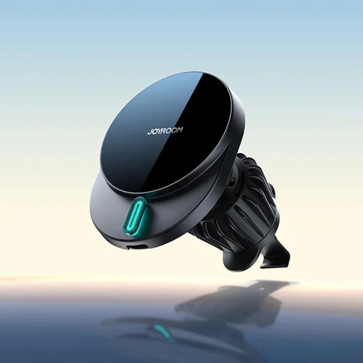 Joyroom JR-ZS409 mágneses tartó 15W induktív töltővel autós szellőzőre - fekete magsafe - 3
