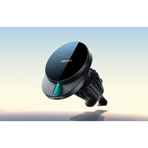 Joyroom JR-ZS409 mágneses tartó 15W induktív töltővel autós szellőzőre - fekete magsafe - 5