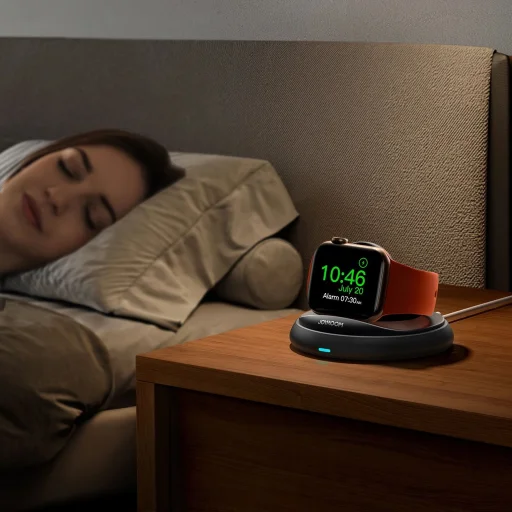 Joyroom JR-W12 összecsukható indukciós töltő Apple Watch-hoz - fekete - 7