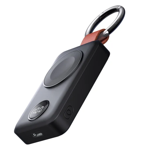 Joyroom JR-WQW01 vezeték nélküli powerbank 2000mAh 3W Apple Watch-hoz - fekete tok - 4