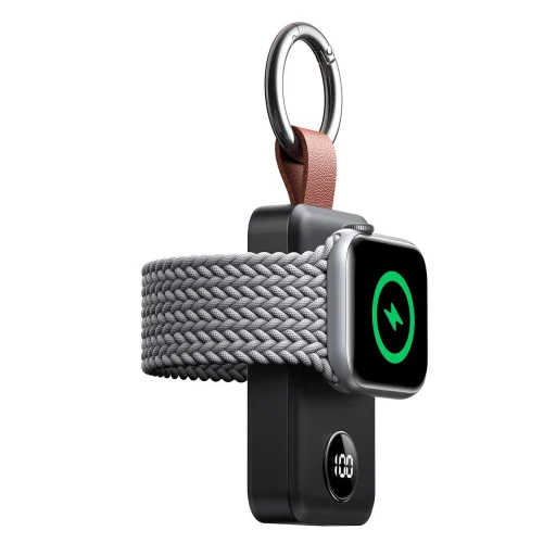 Joyroom JR-WQW01 vezeték nélküli powerbank 2000mAh 3W Apple Watch-hoz - fekete tok - 2