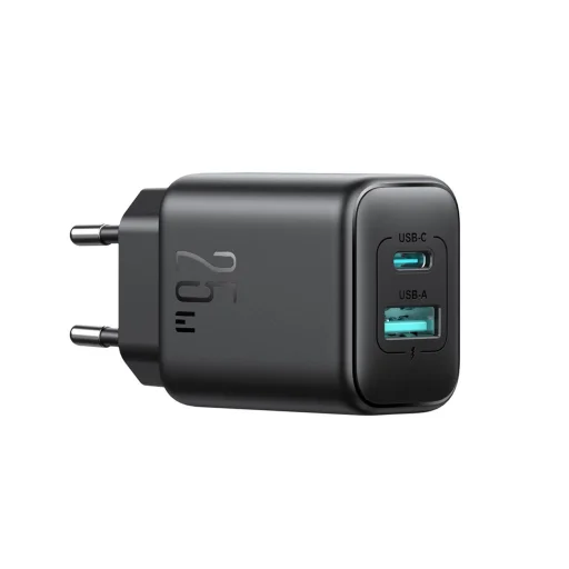 Joyroom JR-TCF13 hálózati töltő USB-C / USB-A 25W SFC / PPS / PD - fekete - 6