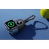 Joyroom JR-W09 3W vezeték nélküli töltő USB-C kábellel Apple Watchhoz - fekete tok - 9