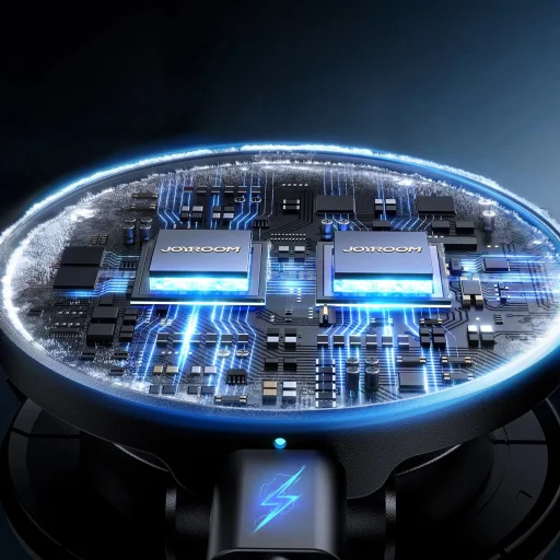 Joyroom JR-ZS408 mágneses telefontartó 15W induktív töltővel autókhoz - fekete - 4