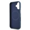  iPhone 16 Kék Guess PU Grained Háromszög Logós Tok thumbnail