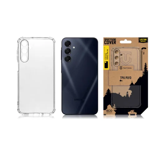 Tactical TPU Plyo tok Samsung Galaxy A16 5G-hez átlátszó - 3