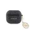 Guess 4G Script PC/PU Charm tok AirPods 3-hoz fekete thumbnail