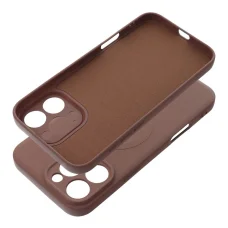 iPhone 17 Pro Max szilikon MagSafe tok barna