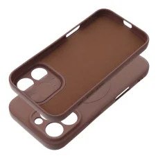 iPhone 17 Pro tok, szilikon mágneses tok barna