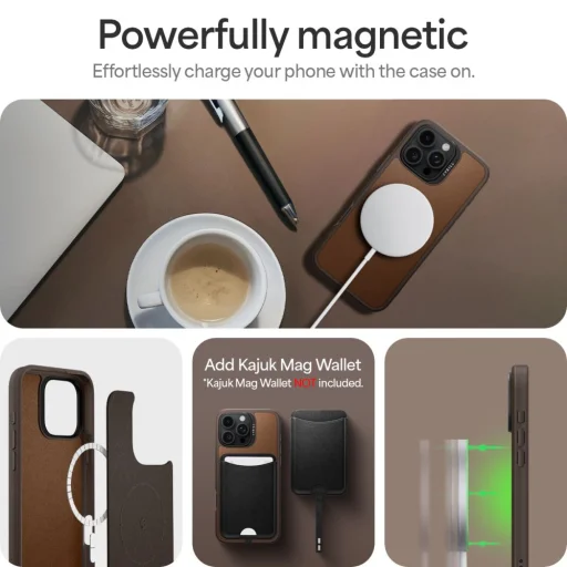  iPhone 16 Pro Max Saddle Brown Spigen Cyrill Kajuk Mag Magsafe tok - 13