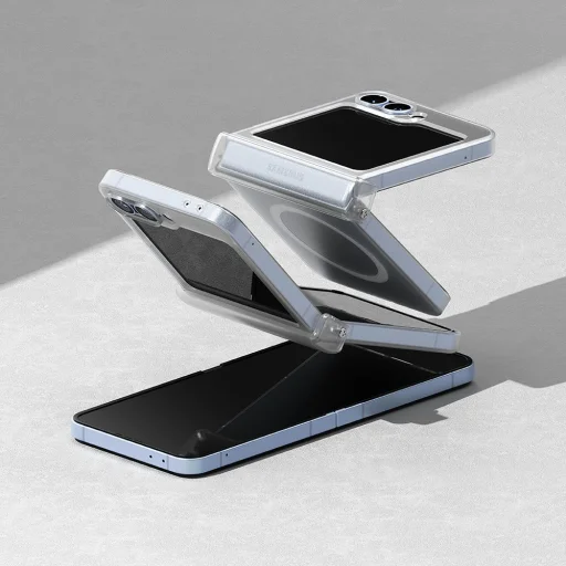 Ringke Slim Mágneses Magsafe Galaxy Z Flip 6 Matt áttetsző Tok - 8