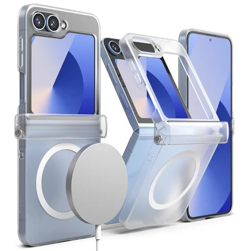 Ringke Slim Mágneses Magsafe Galaxy Z Flip 6 Matt áttetsző Tok - 4