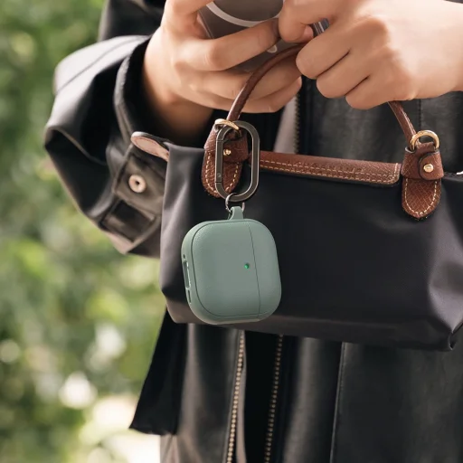 Ringke Onyx Magnetic Magsafe Apple Airpods 4 Warm Grey Tok - 4