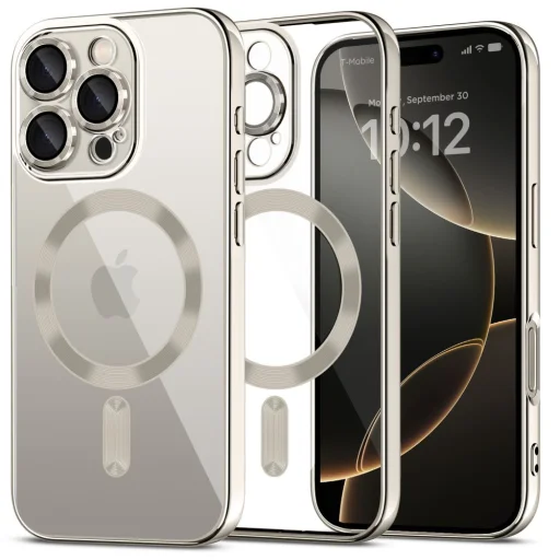 Tech-protect Magflex Magsafe Iphone 16 Pro Shiny Titanium Tok - 1