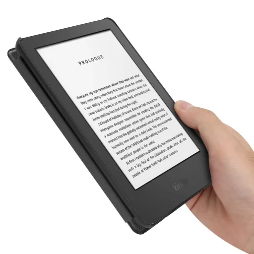 Tech-protect Fliptok Kindle Paperwhite Vi / 6 / Színespuha / Alaírási Kiadás Fekete Tok - 5