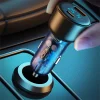 Rock autós töltő H16 - USB + Type C - 72W 5A kék thumbnail