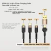 Rock autós töltő H16 - USB + Type C - 72W 5A kék thumbnail