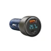 Rock autós töltő H16 - USB + Type C - 72W 5A kék thumbnail