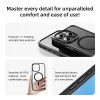 Rock Guard Series Mágneses tok iPhone 16 Pro számára átlátszó-fekete tok thumbnail