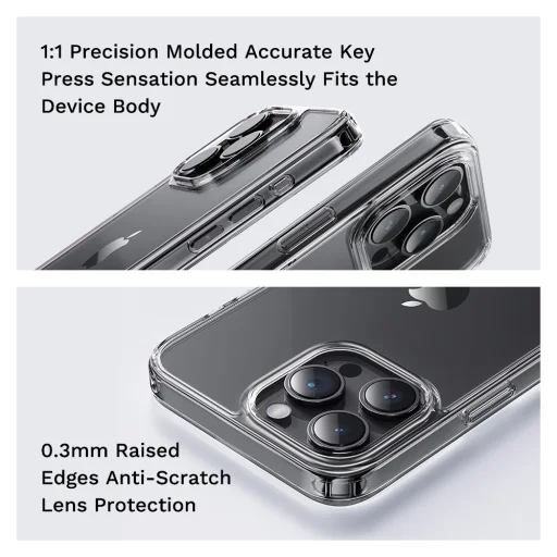 Rock Pure Series tok iPhone 16 Pro Max átlátszó - 8