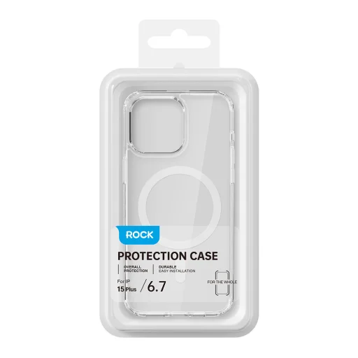 Rock Crystal Series Mágneses Tok iPhone 16 Pro Max átlátszó tok - 11