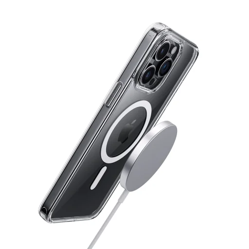 Rock Crystal Series Mágneses Tok iPhone 16 Pro Max átlátszó tok - 3
