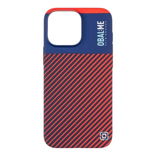 OBAL:ME Flossy Stripes tok Apple iPhone 16 Pro Max Blue/Red - 2