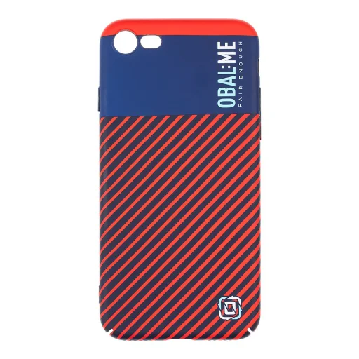 OBAL:ME Flossy Stripes tok Apple iPhone 7/8/SE 2020/SE 2022 Kék/Piros - 2