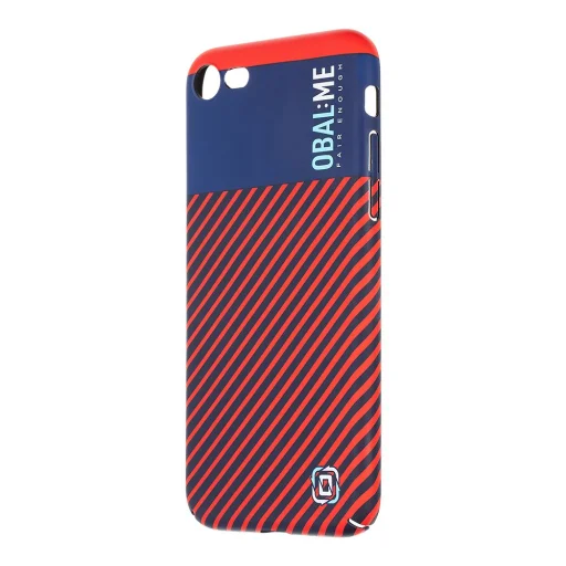 OBAL:ME Flossy Stripes tok Apple iPhone 7/8/SE 2020/SE 2022 Kék/Piros - 1