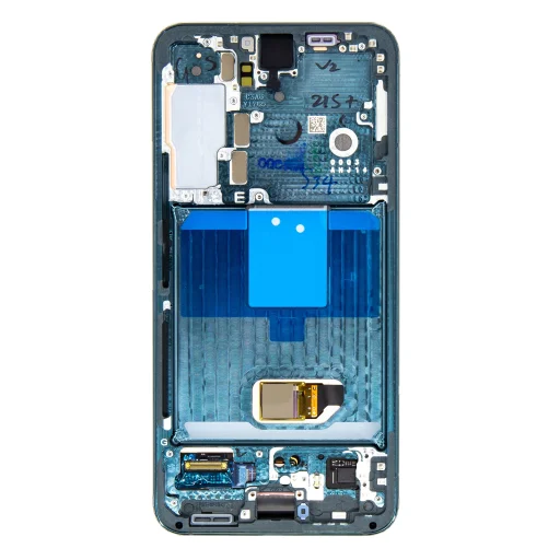 LCD kijelző + Érintőképernyő + Előlapi borító Samsung S901B Galaxy S22 Zöld (Szervíz csomag) - 2