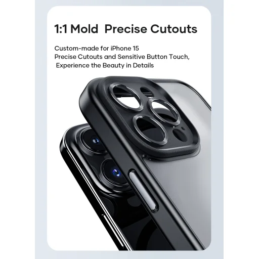 Rock Guard Touch Matte Series iPhone 15 Plus tok fehér - 3