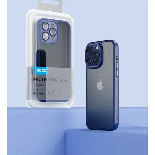 Rock Guard Touch Matte Series iPhone 15 Plus tok fehér - 16