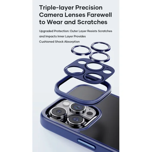 Rock Guard Touch Matte Series iPhone 15 Plus tok fehér - 2