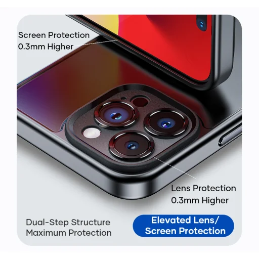 Rock Guard Touch Matte Series iPhone 15 Plus tok fehér - 7