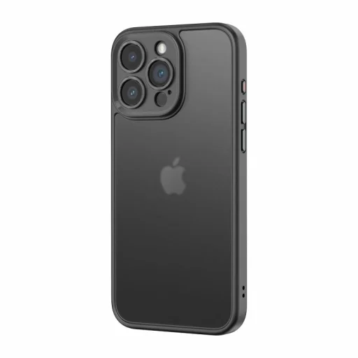 Rock Guard Touch Matte Series iPhone 15 tok fekete - 1