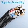 Rock Cable Deep Indigo Series fonott - Type C to Type C - PD 100W 1,2 méter fekete thumbnail