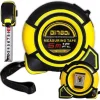 Mérőszalag acél 5 m x 19 mm zárral RC-K-1300 fekete sárga thumbnail