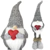 Karácsonyi dekorációs manó teleszkópos lábakkal RC-K-1215 szürke thumbnail