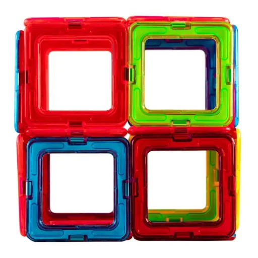 Mágneses oktatási építőkocka gyerekeknek 38 darabos készlet RC-K-1102 többszínű - 8