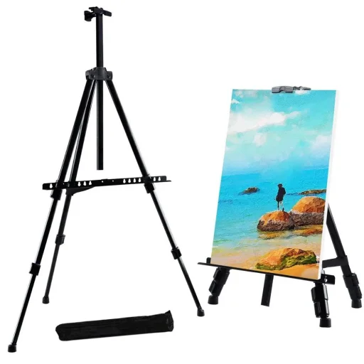 Alumínium festőállvány tokkal 155 cm RC-K-1096 fekete - 4