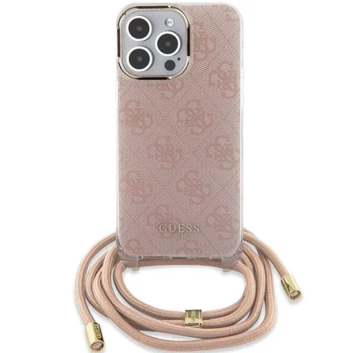 Guess Crossbody Cord 4G Print tok iPhone 15 Pro - rózsaszín - 2