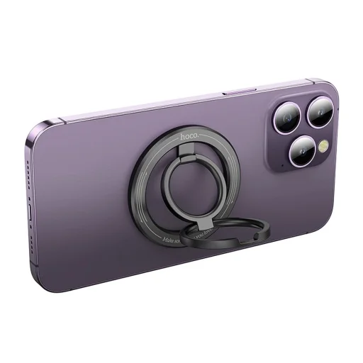 HOCO mágneses mobiltartó gyűrű GH2 fekete magsafe - 2
