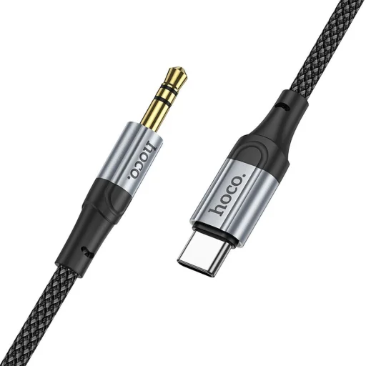 HOCO kábel AUX Type C (APA) - Jack 3,5 mm (APA) UPA26 1 m fekete - 2