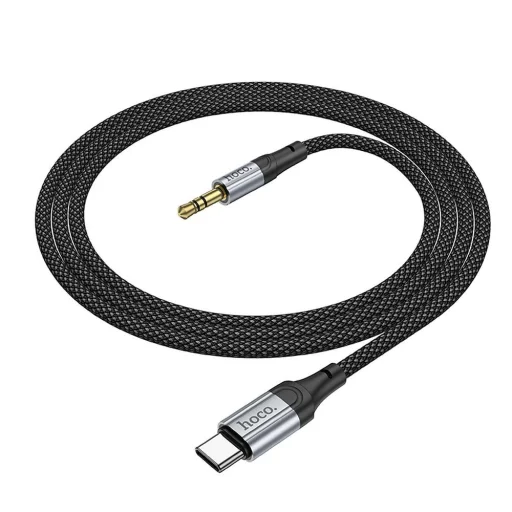HOCO kábel AUX Type C (APA) - Jack 3,5 mm (APA) UPA26 1 m fekete - 5