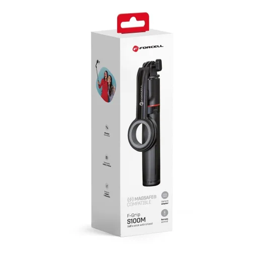 FORCELL F-GRIP MagSelfie S100M selfie bot vezeték nélküli vezérléssel fekete - 2