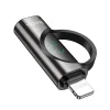HOCO adapter Lightning (férfi) Type C (női) digitális kijelzővel 2,4A 27W UA32B fekete thumbnail