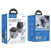 HOCO adapter HUB 9 az 1-ben Type C vezeték nélküli töltővel HB49 fém szürke thumbnail