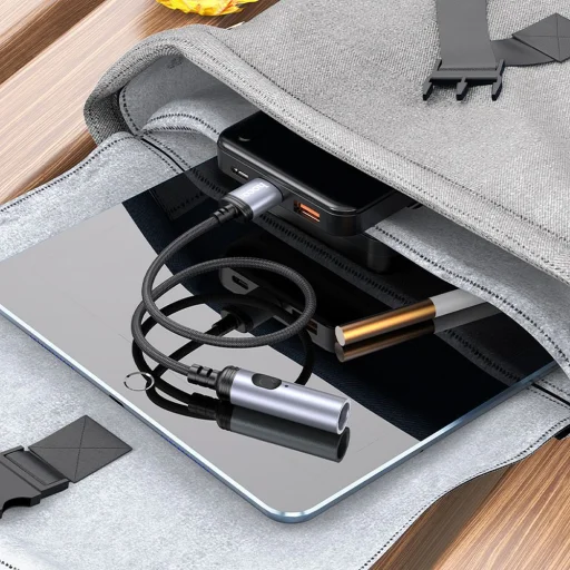 HOCO cigarettagyújtó USB A UA30 0,3 m fekete, - 4