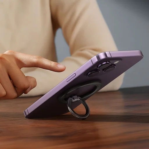 HOCO mágneses telefontartó gyűrű GH1 fekete - 3